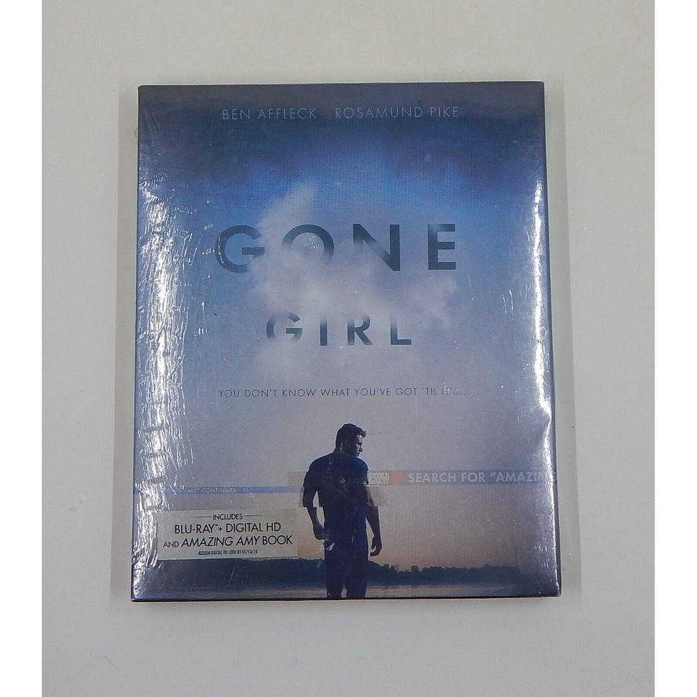 Gone Girl | Blu-ray, 2014 with Amazing Amy Book SEALED New Ben Affleck DVD